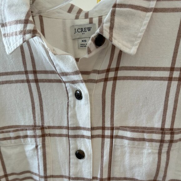 J Crew Pocket Flannel/ Shacket - Picture 2 of 6